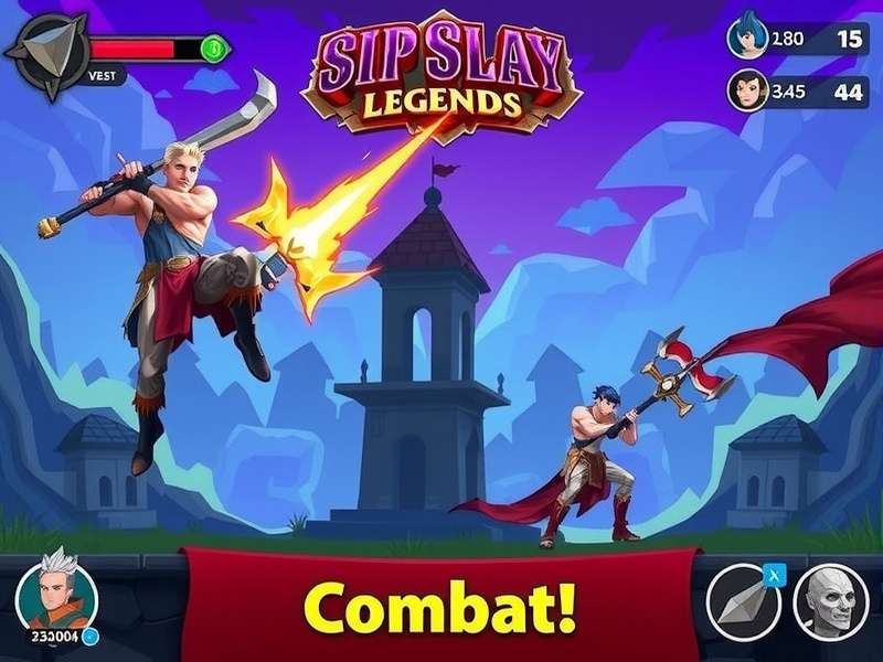 Sip Slay Legends Combat System